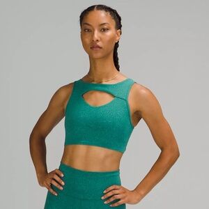lululemon Everlux Bra, Size 6, Teal Lagoon Pattern, NWOT